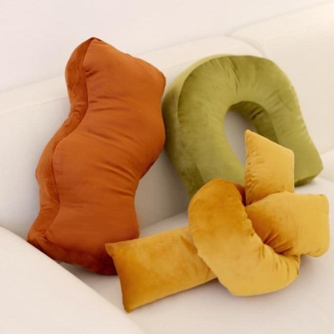 Soft Retro Shapes Pillow