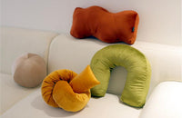 Soft Retro Shapes Pillow