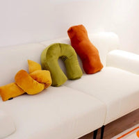 Soft Retro Shapes Pillow