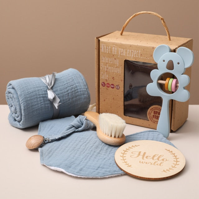 Cute Baby Animal Themed Gift Set Box for Newborns