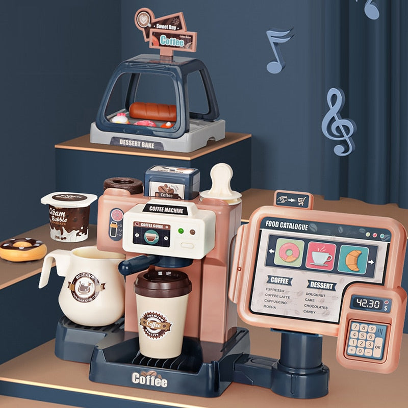 Kids’ Interactive Coffee Station Toy Set for Creative Play