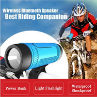 Multi-Functional Bike Light, Speaker, Radio, and Power Bank