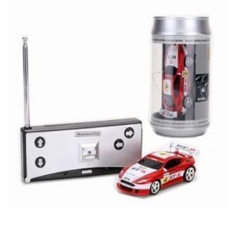Mini RC Car Radio Remote Control Micro Racing 8 Colors 12Mph Coke Can
