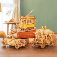 Educational 3D Transportation Wooden Puzzles