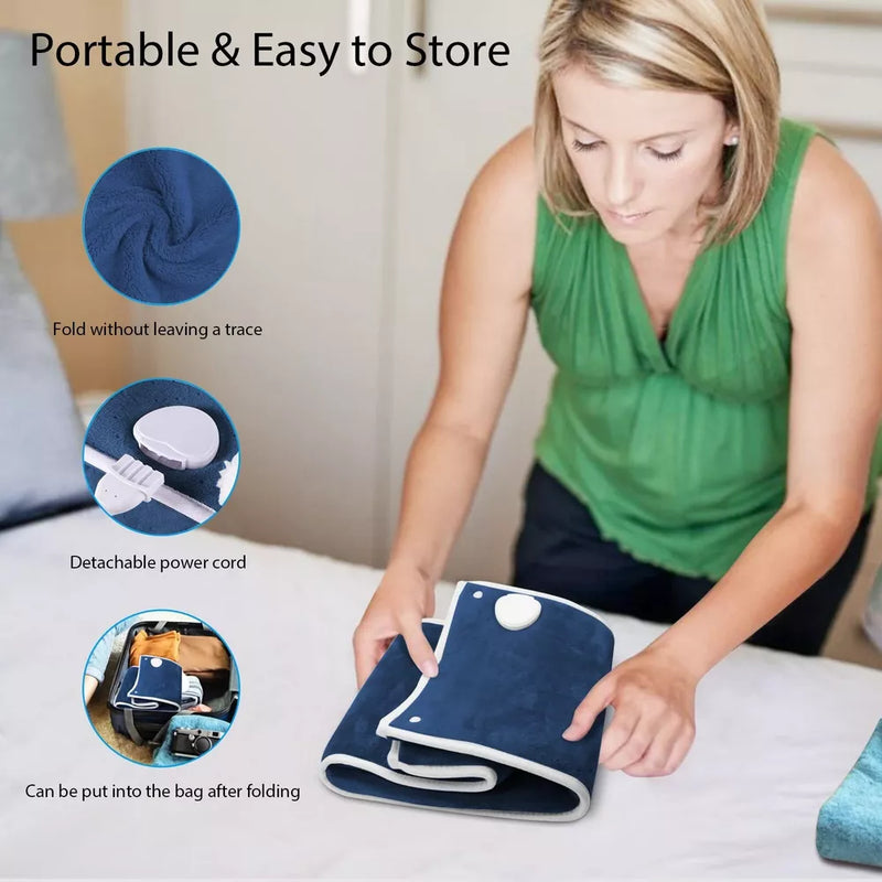 Soft Electric Foot Warmer Pad with 6 Temperature Settings