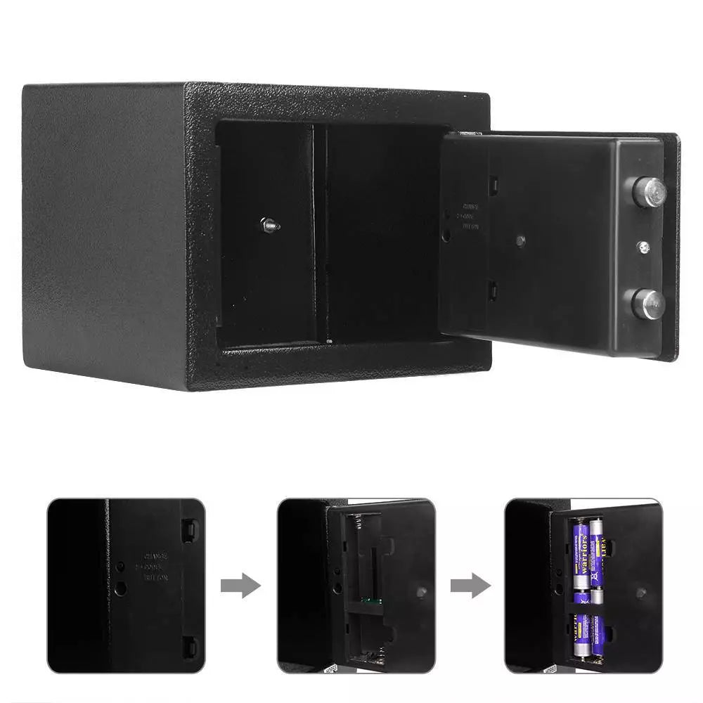 Electronic Digital Safe Box with Keypad Lock for Home, Office, Cash, Jewelry & Guns