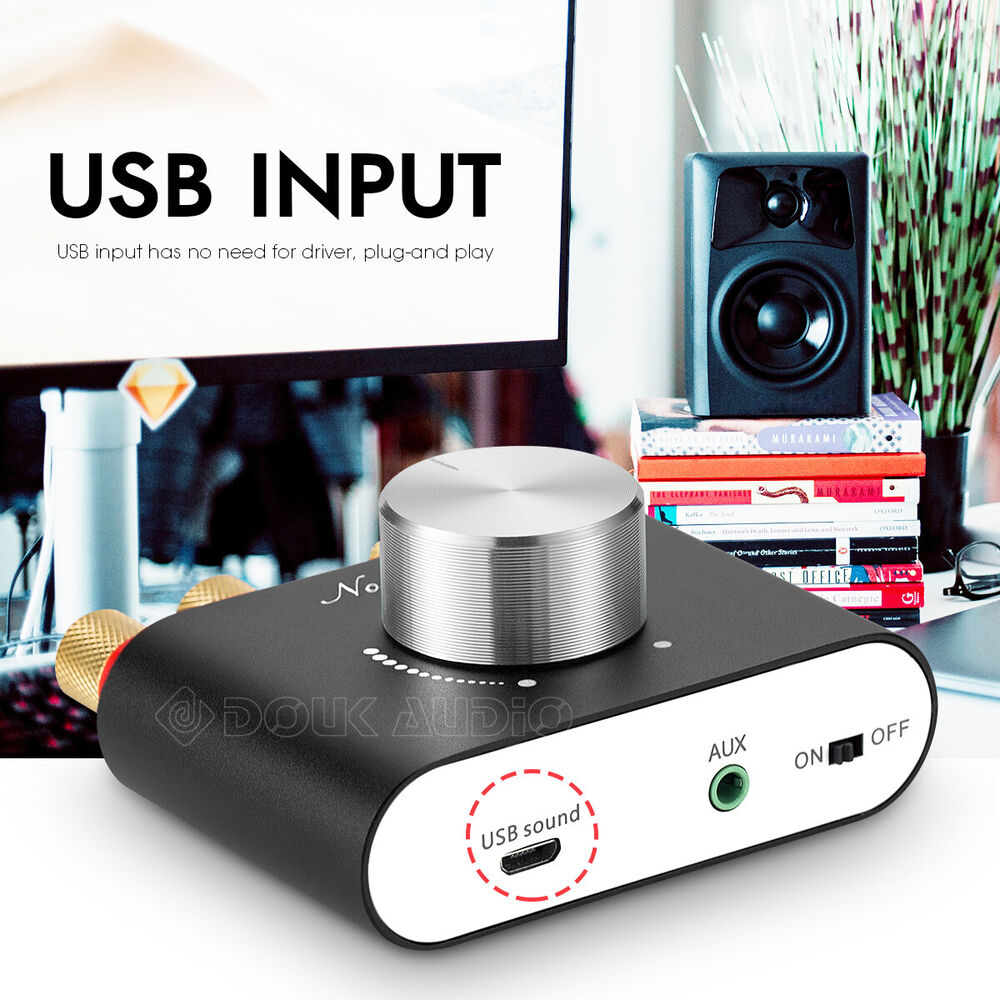 Bluetooth 5.0 Stereo Audio Verstärker Receiver 2 Kanal Klasse D Mini Hi-Fi Verstärker