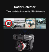 2-in-1 HD 1080P Car DVR Dash Cam & Radar Laser Speed Detector