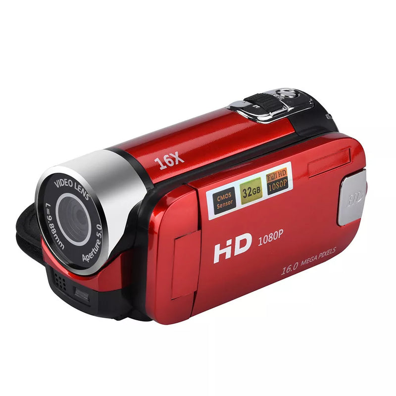 1080P HD Camcorder Digital Video Camera with 24MP, 16X Zoom, TFT LCD & Night Vision