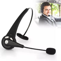 Wireless Bluetooth Noise-Canceling Headset with Boom Mic – Ideal for Truckers