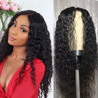 Brazilian Human Hair Lace Front Wig – Long Curly Wavy Wig for Women