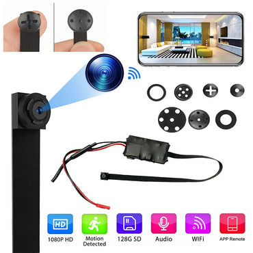 4K WIFI Wireless Spy Mini Kamera Pinhole DIY versteckte HD Schraube IP DVR Nanny Cam