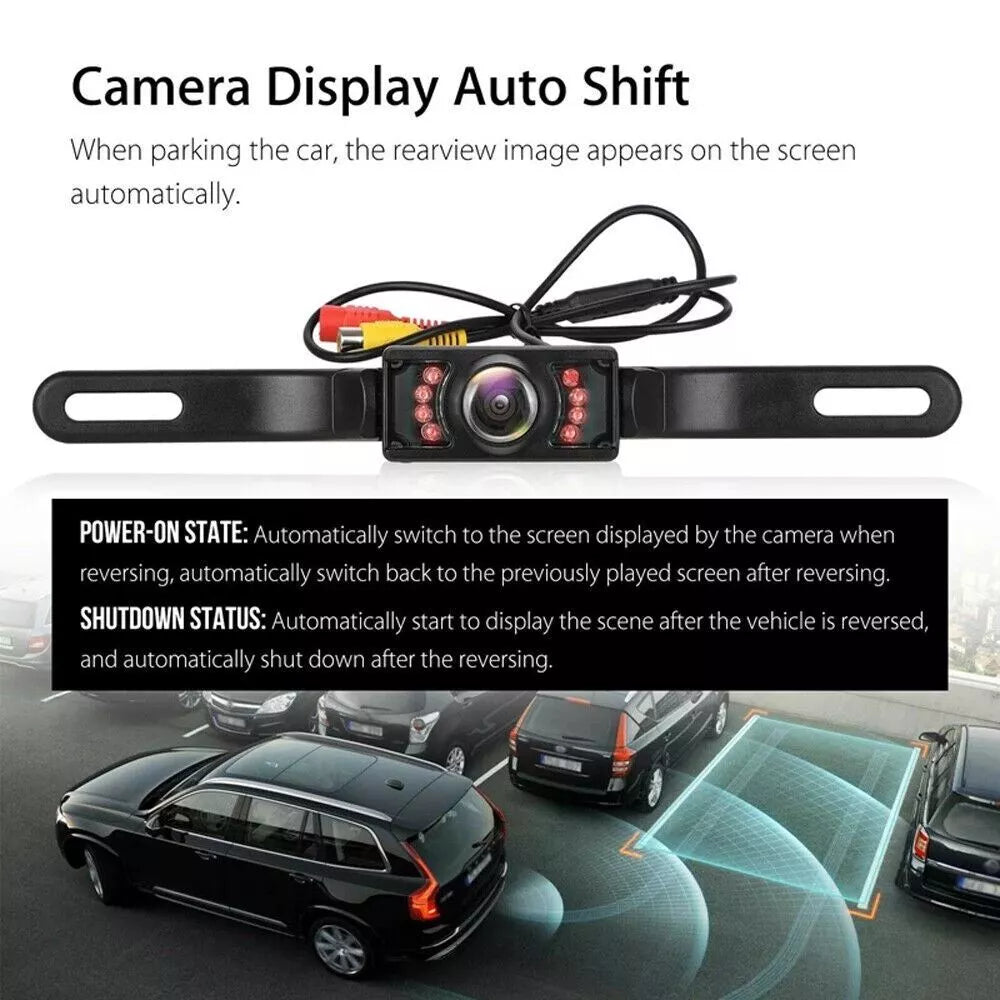 Wireless HD Backup Camera System with Night Vision + 5" Monitor