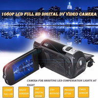 1080P HD Camcorder Digital Video Camera with 24MP, 16X Zoom, TFT LCD & Night Vision