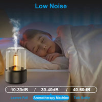 Ultrasonic Aromatherapy Humidifier Essential Oil Diffuser with LED Lights