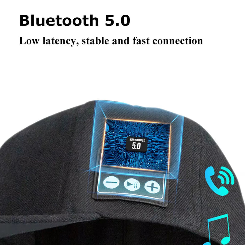 Bluetooth Speaker Baseball Cap – Wireless, Waterproof, and Stylish