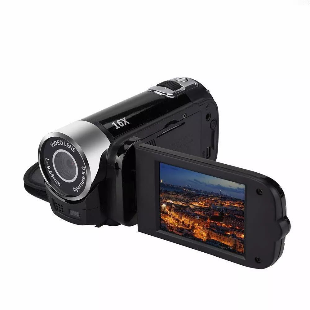 1080P HD Camcorder Digital Video Camera with 24MP, 16X Zoom, TFT LCD & Night Vision