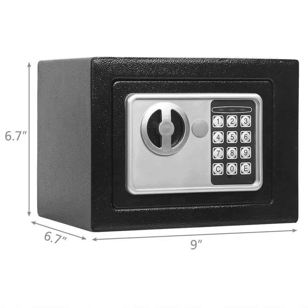 Electronic Digital Safe Box with Keypad Lock for Home, Office, Cash, Jewelry & Guns