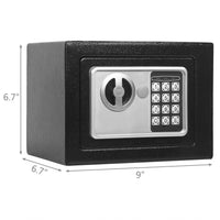 Electronic Digital Safe Box with Keypad Lock for Home, Office, Cash, Jewelry & Guns