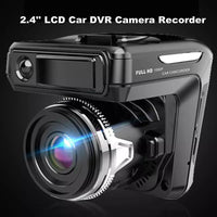 2-in-1 HD 1080P Car DVR Dash Cam & Radar Laser Speed Detector