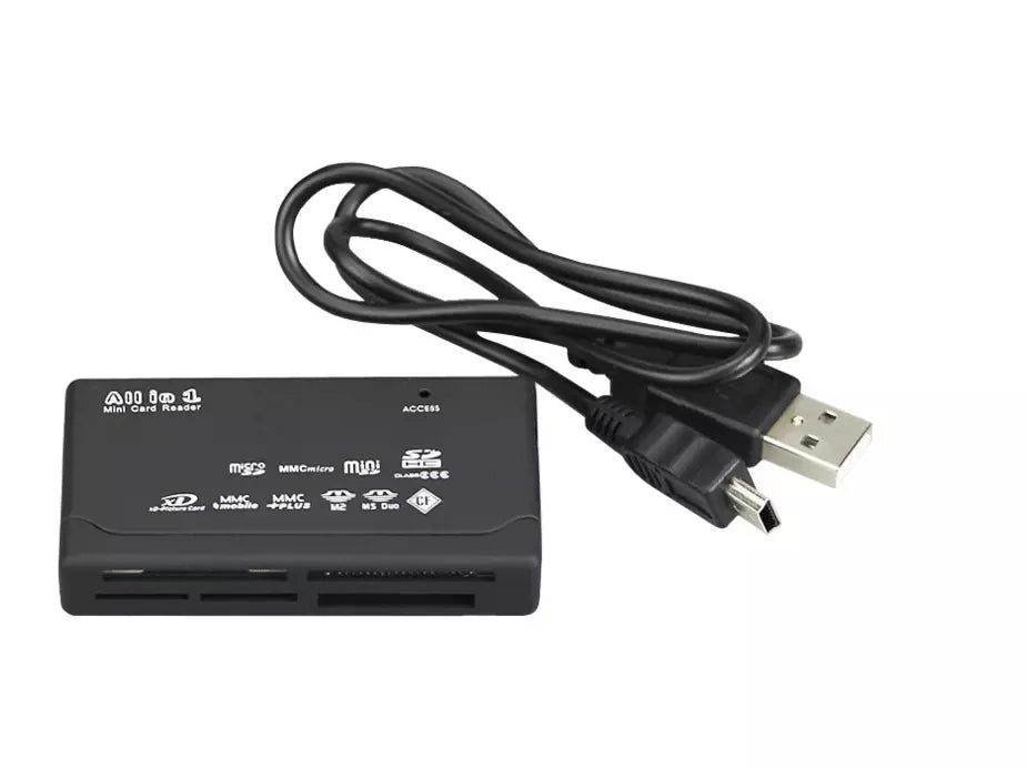 26-in-1 USB 2.0 High-Speed Memory Card Reader for CF, xD, SD, MS, SDHC