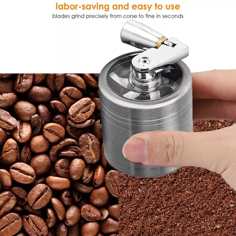 4 PCS Herb Tobacco Grinder Spice Herbal Metal Smoke Crusher with Handle