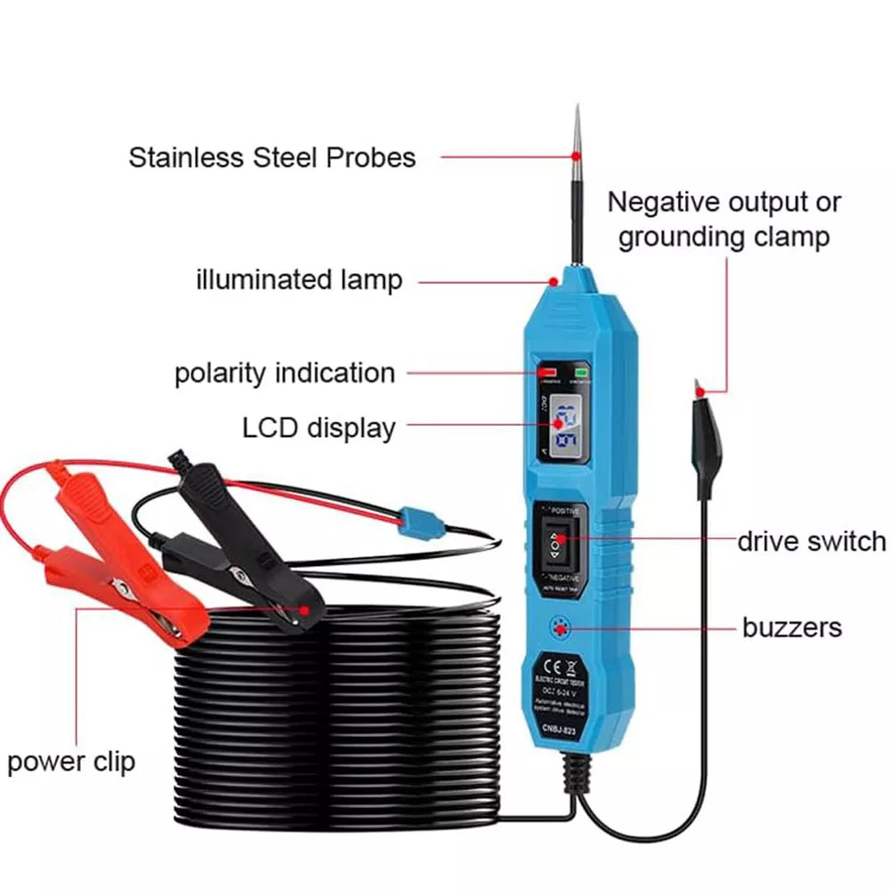 3.5-36V Digital Automotive Car Power Circuit Electrical Tester Probe Test Light