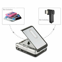 Portable Cassette to MP3 Format Converter Save to USB Flash Drive Music Player