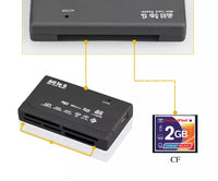 26-in-1 USB 2.0 High-Speed Memory Card Reader for CF, xD, SD, MS, SDHC