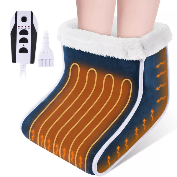 Soft Electric Foot Warmer Pad with 6 Temperature Settings