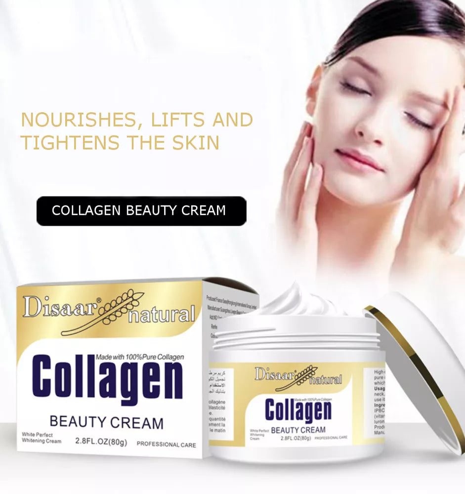 Pure Collagen Beauty Cream Anti Aging Wrinkles Moisturizing 80g