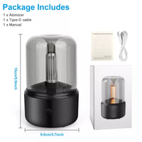 Ultrasonic Aromatherapy Humidifier Essential Oil Diffuser with LED Lights