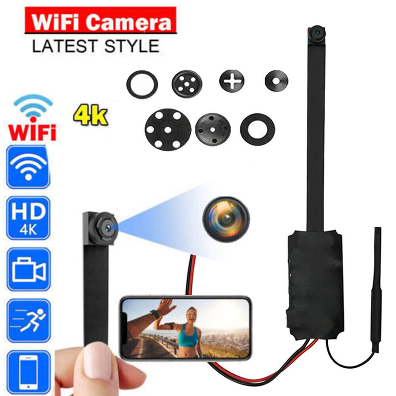 4K WIFI Wireless Spy Mini Kamera Pinhole DIY versteckte HD Schraube IP DVR Nanny Cam