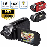 1080P HD Camcorder Digital Video Camera with 24MP, 16X Zoom, TFT LCD & Night Vision