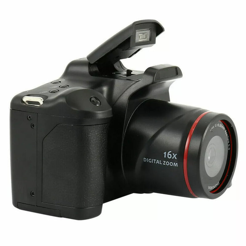 16MP Digital Camera with 16X Zoom & Anti-Shake – 1080P HD, 3.0 Inch LCD Screen, Built-in Mic