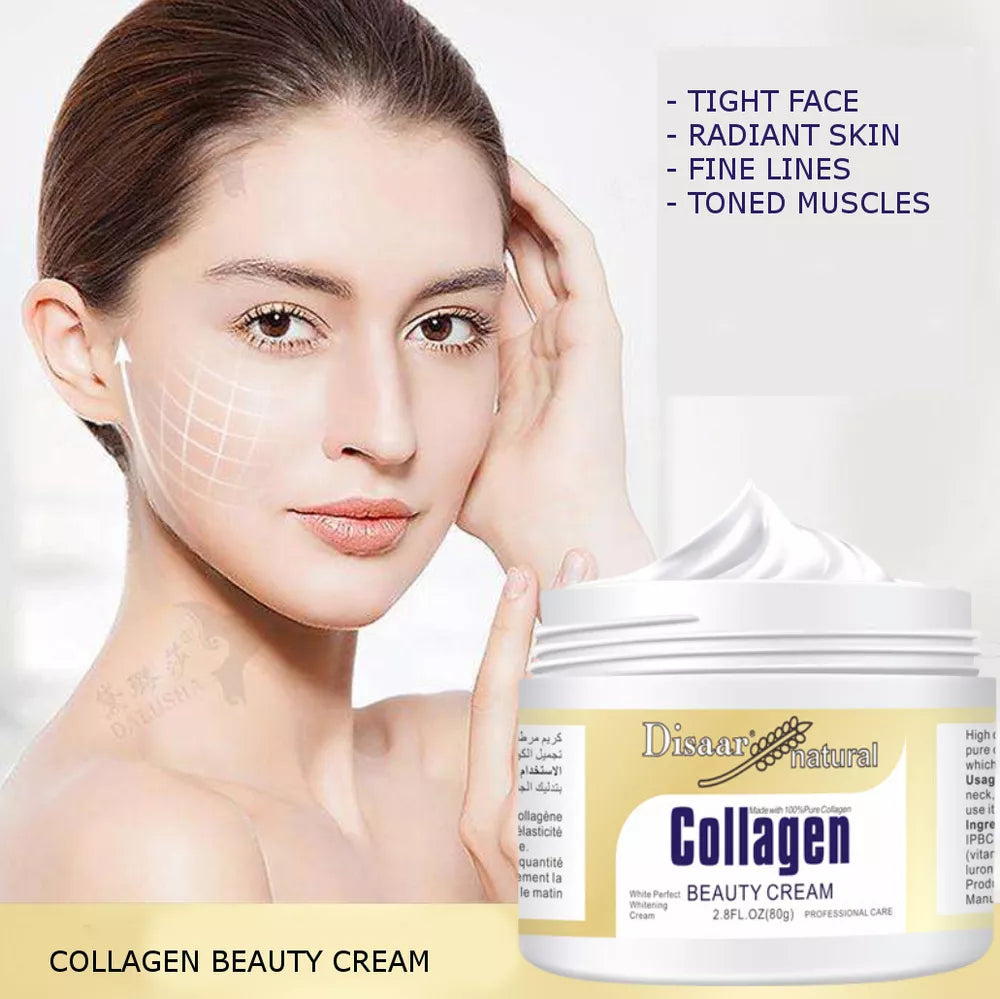 Pure Collagen Beauty Cream Anti Aging Wrinkles Moisturizing 80g