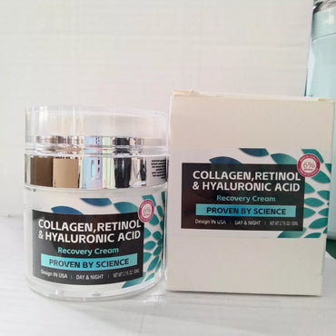 Retinol Cream for Face with Collagen and Hyaluronic acid