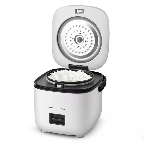 Premium Space-Saving Rice Cooker with Ceramic Nonstick Inner Pot