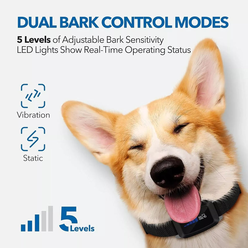 Dog Bark Collar for Effective Bark Control and Training