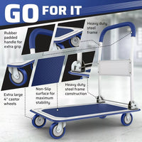 Folding Hand Truck Dolly Cart with Wheels