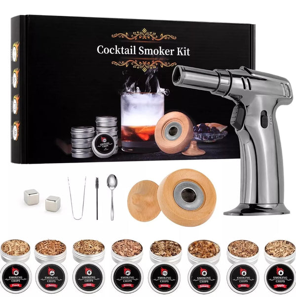 Luxury Whiskey Bourbon Smoker Kit with Torch