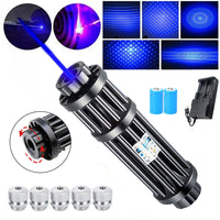 Burning Blue High-Power Tactical Laser Torch | Military Grade Flashlight