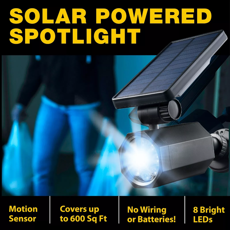 Solar Outdoor Motion Sensor Light Spotlight