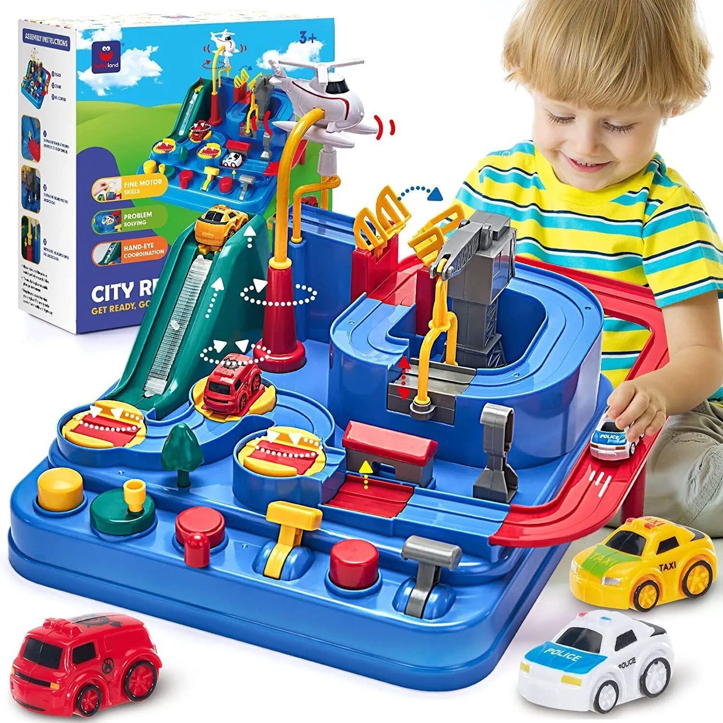 Ultimate Race Track Toy Set for Kids with Cars and Loops