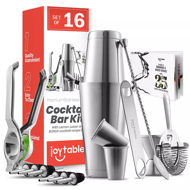 Professional Bartender Kit with Essential Cocktail Tools