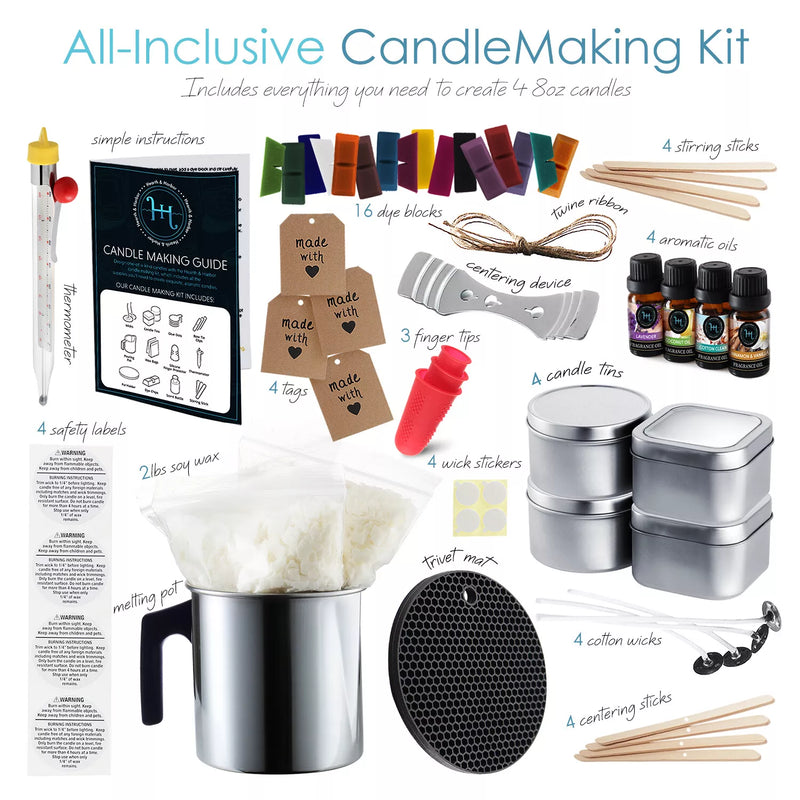 Complete Candle Making Kit for Beginners and Experts