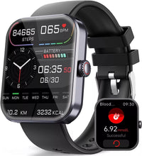 Smartwatch mit Blutdruck- und Blutzucker-Funktion, Bluetooth, modische Smartwatch