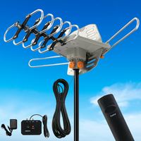 990-Mile Range Outdoor HD TV Antenna - UHF/VHF 4K Reception