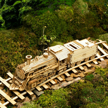 Charming 3D Wooden Adult Train Puzzle 1:80 Scale