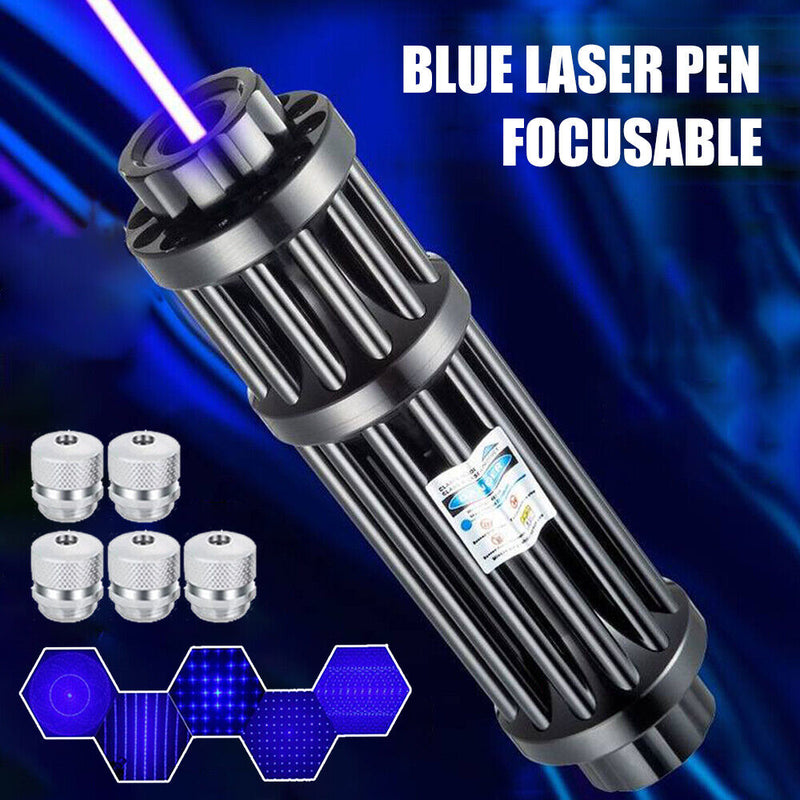 Burning Blue High-Power Tactical Laser Torch | Military Grade Flashlight
